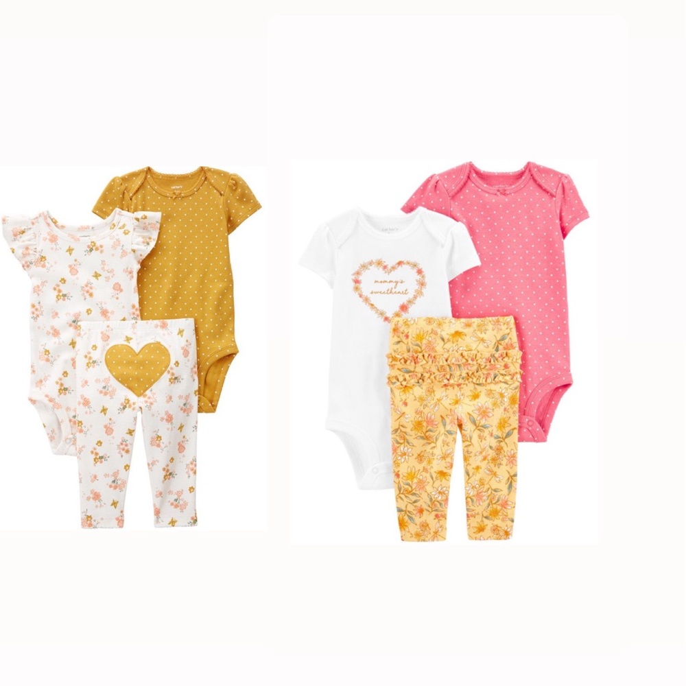 Carters newborn pants sets